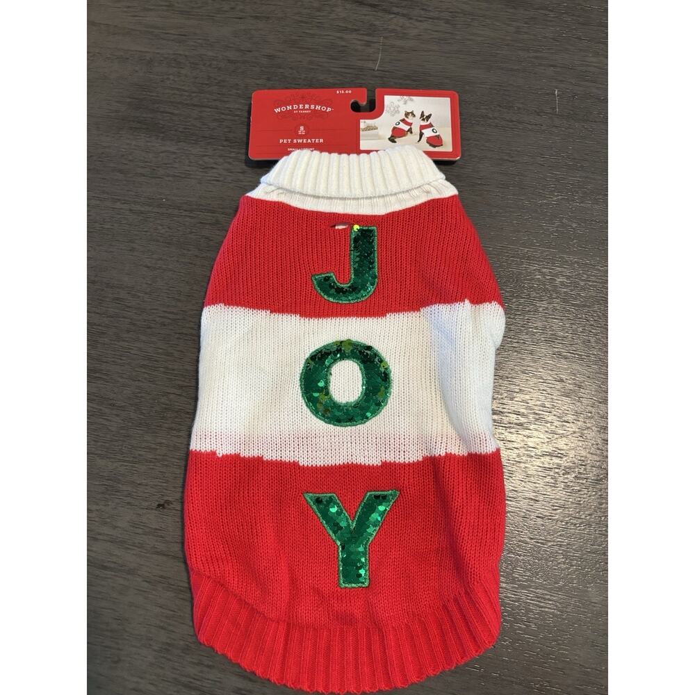 NWT Wondershop at Target Dog Joy Christmas Sweater Size S